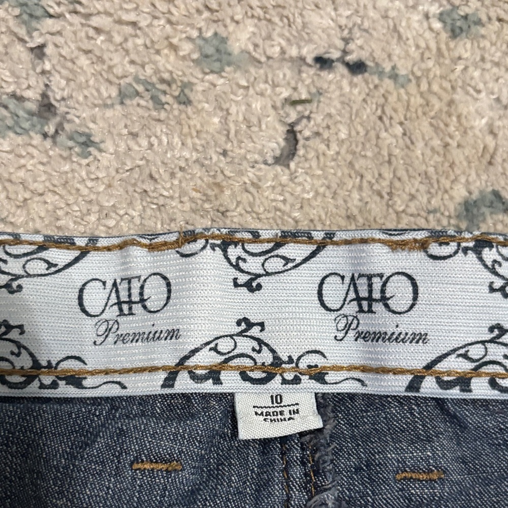 Cato Dark Blue Straight Leg Jeans - Picture 2 of 3